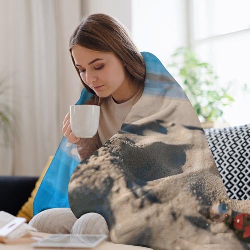 Couverture flanelle douce extra large jeté microfibre pour canapé lit et sofa - 8