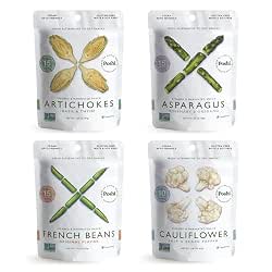 POSHI Marinated Veggie Snack Variety Pack, 4 Veggie Varieties, 12
