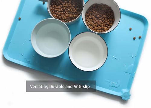 Sets de table antidérapants pour chien et chat pour sol toujours propre - 5