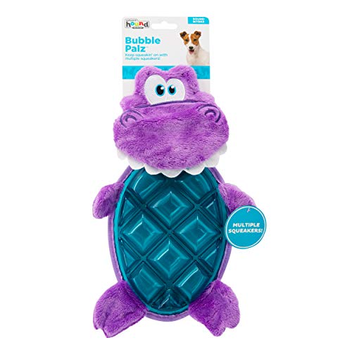 Image of Outward Hound Bubble Palz Plush Dino Dog Toy, Medium