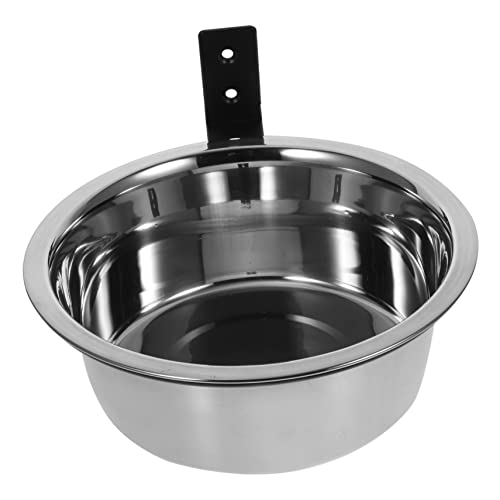 DOITOOL Ciotola Cane Rialzata Da Parete in Acciaio Inossidabile Supporto Universale Per Alimentazione Animali Set Ciotole Montate a Muro Per Cani E Gatti Design Facile Da Pulire 8.3X8.3X3 in