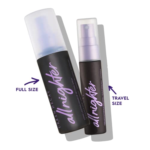 Urban Decay All Nighter Long-Lasting Makeup Setting Spray - Award-Winning Makeup Finishing Spray - Lasts Up To 16 Hours - Oil-Free, Microfine Mist - Non-Drying Formula For All Skin Types - 4.0 Fl Oz #TOP5
