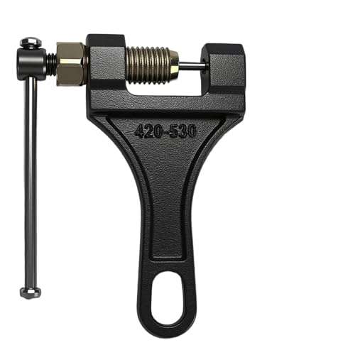 Kettentrenner Nietwerkzeug Kettennieter für Motorrad und Fahrrad Schweres Kettenwerkzeug für 420 428 520 525 528 530 Ketten Kompatibel mit Geländemotorrad ATV Quad Motorroller Minibike(50-125cc)
