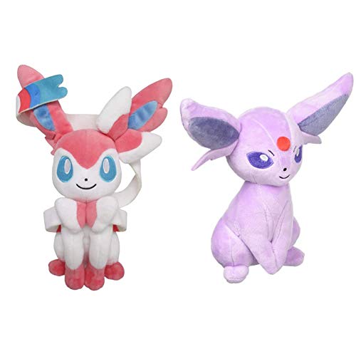 ポケットモンスター ALL STAR COLLECTION ニンフィア ぬいぐるみ S & ポケットモンスター ALL STAR COLLECTION エーフィ ぬいぐるみ S【セット買い】のサムネイル