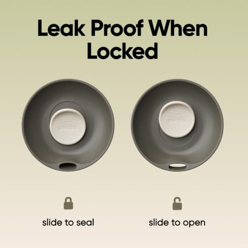 Image of Owala SmoothSip Slider Insulated Stainless Steel Coffee Tumbler, Reusable Iced Coffee Cup, Hot Coffee Travel Mug, BPA Free 20 oz, Off Road