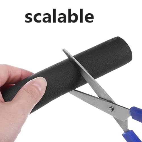 Tubo de espuma aislante para tuberías, cubiertas impermeables para tuberías de agua fría y caliente en invierno, equipo de fitness, diámetro interior de tubo de aislamiento de 6 a 110 mm, mangas de
