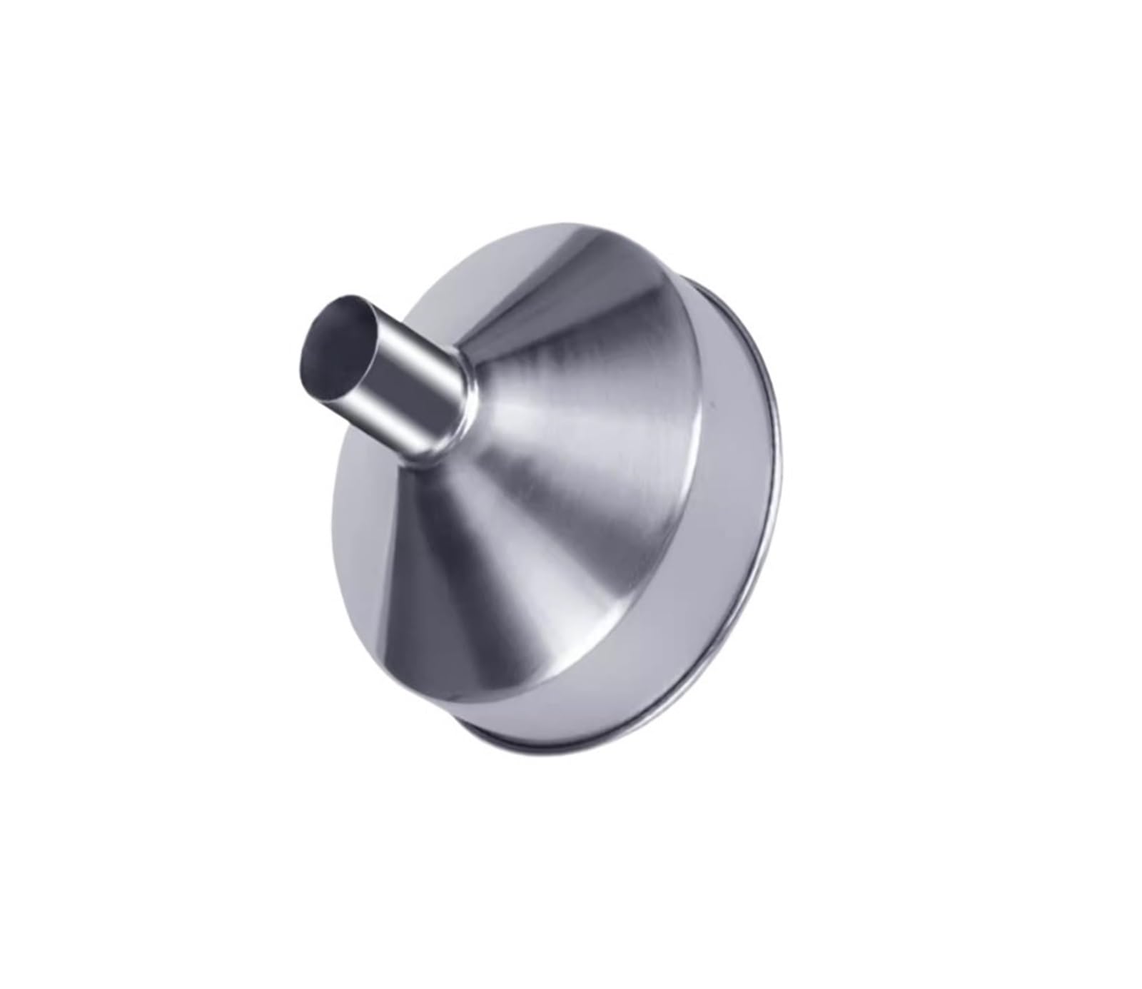 Imbuto con bordo arrotondato arricciato in acciaio inox 304, diametro 25/58/29 cm, imbuto grande for uso domestico for perdite di olio industriale, 1 pz.(29-6.3)