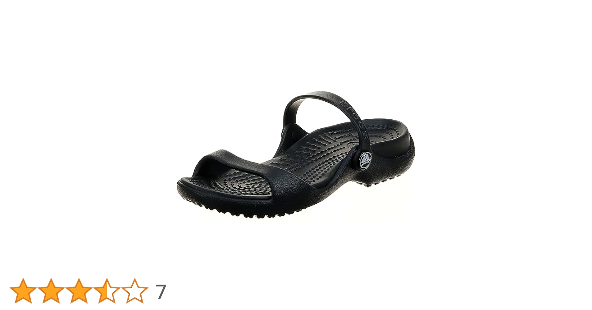 crocs　 クロックス　 サンラ　メタルブラック　W9　新品タグ付き crocs クロックス サンラ メタル ブロック ストラップ ウェッジ