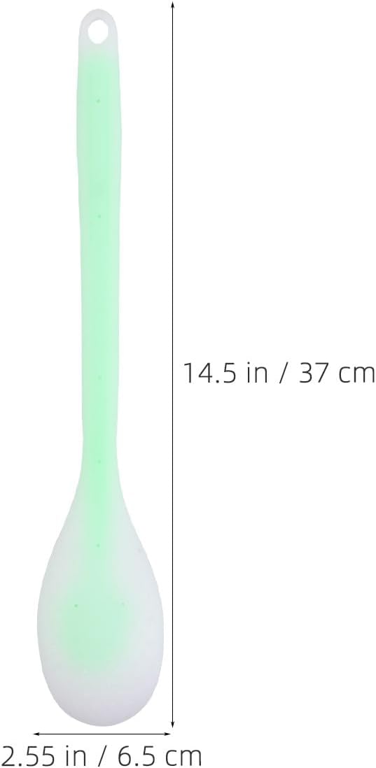 Abaodam Back Lotion Applicator with Long Handle, Green-Colored Cream Applicator Tool for Back Skin Care and Medicine Application, Ergonomic Design for Easy Self-use and Body Lotion