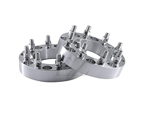 ezaccessory 2 Wheel Adapters Spacers 8x6.5 to 8x6.5 | 8x165 to 8x165 | Fits Chevy GMC C2500/K2500 88-10 | 1" Thick 14x1.5 Studs by ezaccessory - Used condition - US$38.31