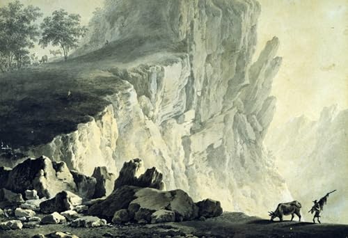Poster Paysage de Montagne Bagetti Toile Deco Murale Salon Nature Alpine 60x90