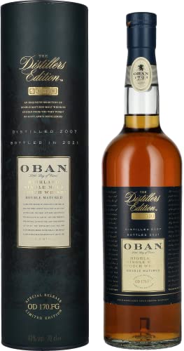 Oban The Distillers Edition 2021 Double Matured 2007 43% Vol. 0,7l in Giftbox Cover