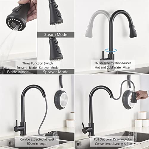 Robinet de cuisine extractible idéal pour îlot central - 6