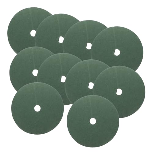 KAILIKETIY 10個 植物根部保護カバー 丸型強化デザイン 通気性不織布製 ガーデンランドスケーピング用 雑草抑制と保湿効果 果樹園や園に