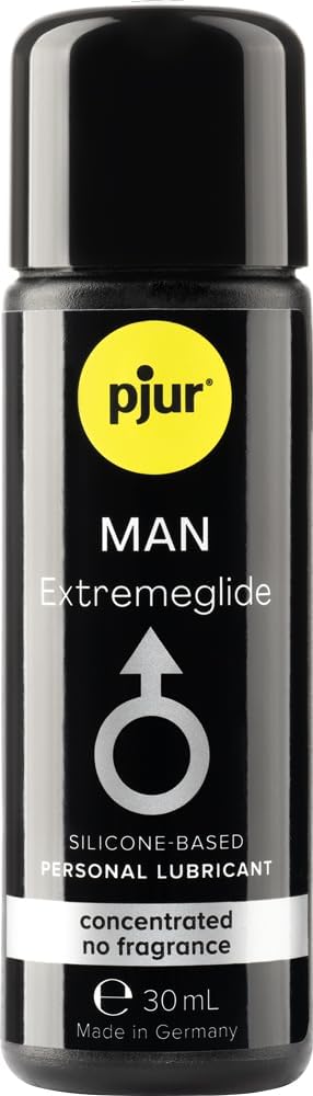 Man Premium Extremeglide - Highly Concentrated Silicone-Based Personal Lubricant for Men - Extra-Long-Lasting Lubrication (30ml)