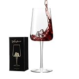 ZHUNZOOEN 16oz Wine Glasses Set of 1,Unique Mountain Wine Glasses for Red Wine, White Wine Glasses,Suitable for Anniversary Party, Wedding and Home，Single Pack