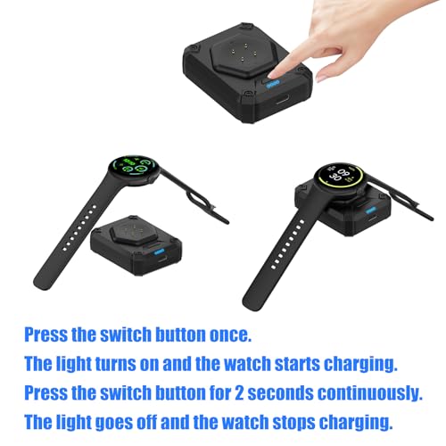 Base de carga de ABS eficiente con ventilación para smartwatch 4
