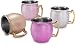 Moscow Mule Shot Glasses - Set of 4 (Multi Color)