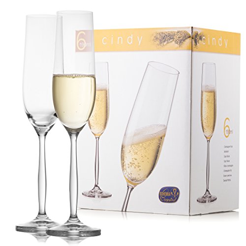 Cinzady Taça Champanhe Boehmia Transparente 190 ml