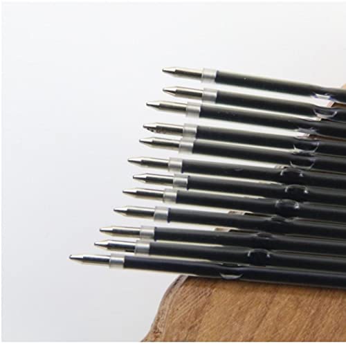 Casiler 10pcs 0.7mm Stylo À Bille Bille Recharge Bureau Bureau Fournitures Recharges d'encre Écrivant Stylo Plume Stylo Cover