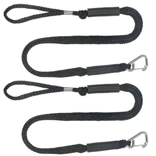 Corde d'amarrage extensible 4 pieds pour éviter les secousses de la ligne de quai