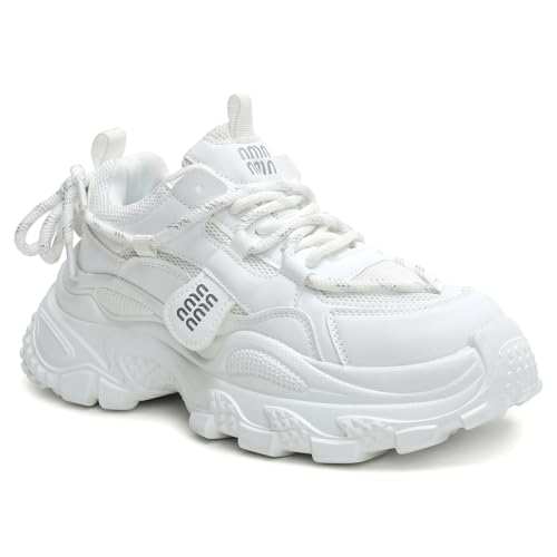 Image of CASSIEY Chunky Sneakers for Women | Lightweight & Comfortable | Gymwear & Casual Outfits