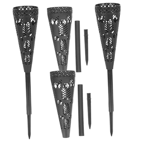 GREENADSCAPE 4 Jarrones para, Jarrones para Cementerio con Pinchos, Jarrones para Cementerio con Pinchos, Jarrones para Cementerio con Conos para Exteriores, Jarrones Huecos para Cementerio,