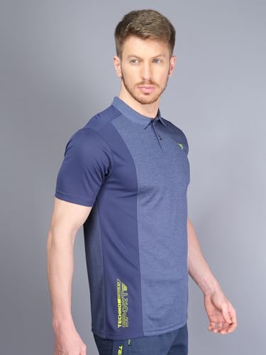 Image of TECHNOSPORT Men's Slim Fit Active T-Shirt - (MTP537 P) Pack of 1