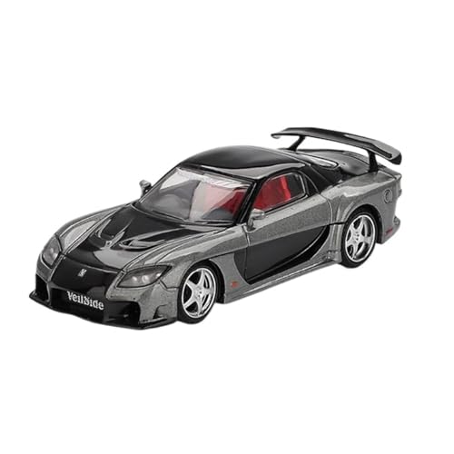 Miniature Mazda RX-7 VeilSide 1:64 en alliage moulé sous pression, kit statique sans montage