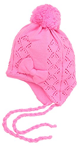 Hisert Shop Gorro para bebé ni?as CZ036 (Rosa, 46-48)