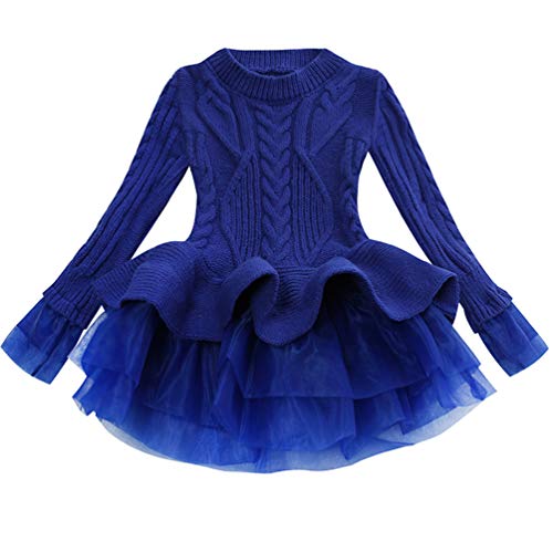 Image of FKKFYY Long Sleeve Fall Sweaters for Girls