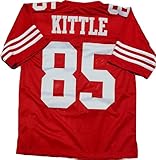 Custom Stitched George Kittle Adult RED Jersey (US, Alpha, Large, Regular, Regular, Red)