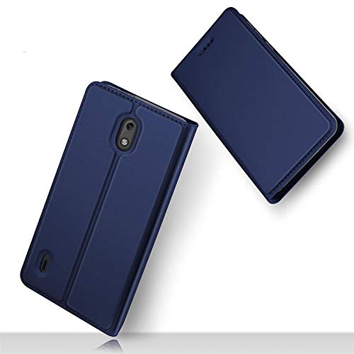 Verco Case compatible with Nokia 1.3, Flip Wallet Cover with Magnetic Closure for Nokia 1.3 Phone Case - blue - Image 2