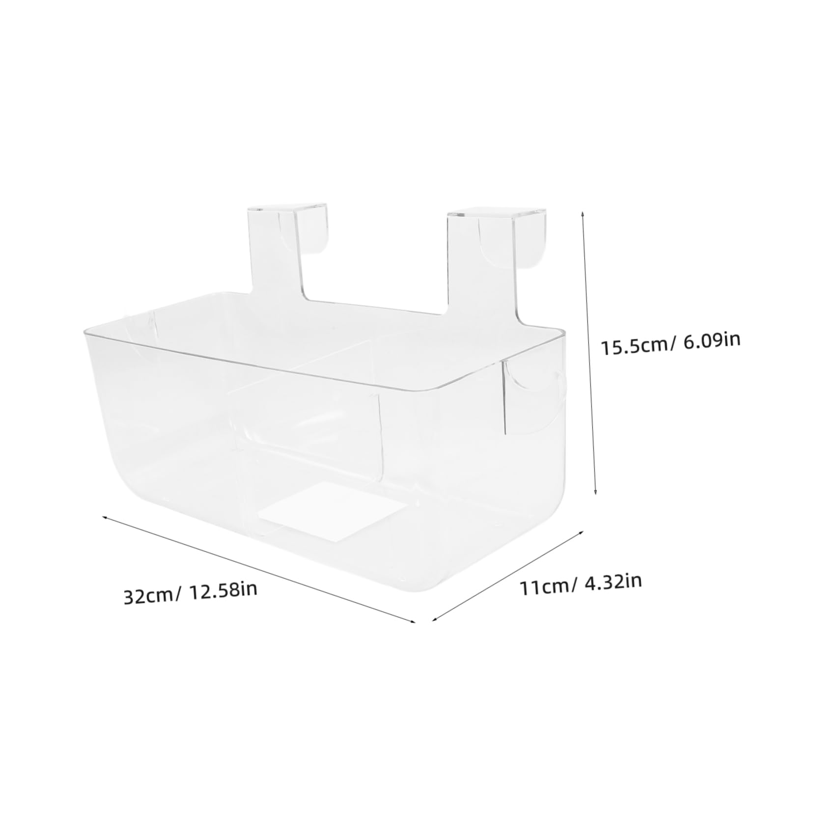 Boîte De Rangement Murale Transparente Organisateur Suspendu Multipurpose pour Bureau Maison Et Cuisine Pratique Et Élégant pour Vos Affaires Personnelles