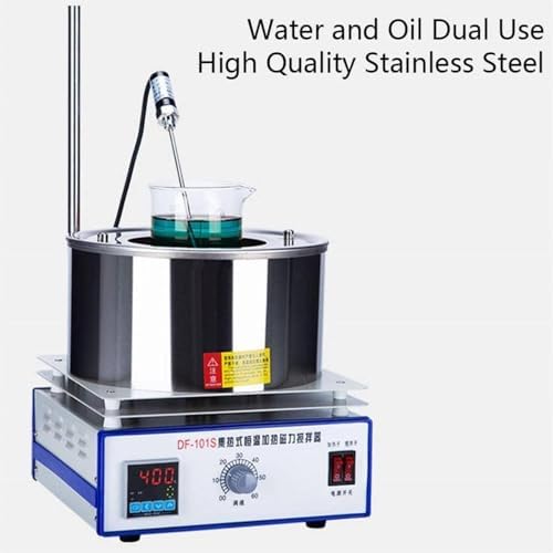 Labora Magnetic Stirring Heating Pot, 5L/10L/15L Magnetic Stirrer Hot Plate with Temperature Control, Sensor & Stand for Home Brewing, Lab Use, DIY Projects