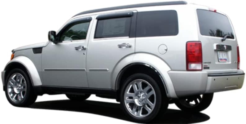 QAA is Compatible with 2007-2011 Dodge Nitro 4 Piece Stainless Rocker Panel Trim, Insert Kit, 1" Width TH47941