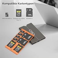 SMALLRIG SD-Kartenhalter Speicherkarten-Aufbewahrungskoffer 8 Steckplätze für 2 SD-Karten + 2 CFexpress Typ-A-Karten + 4 TF-Karten - 4107 – Ansicht 2