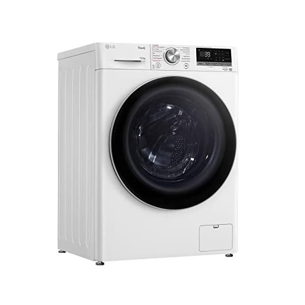 LG Electronics F4WV710P1E, 10.5 kg, A+++, Steam, Weiß