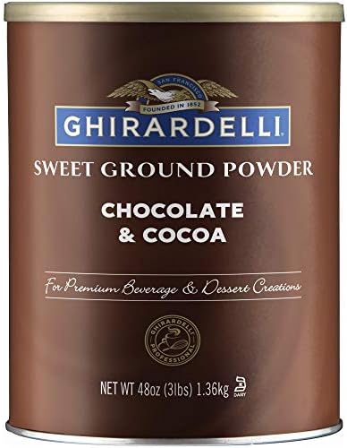 Ghirardelli Sweet Ground Chocolate and Cocoa | 3 lb. | Baking & Desserts
