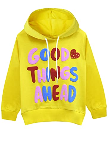 Image of A.T.U.N. (ALL THINGS UBER NICE) Girls Cotton Full Length Hooded Neck Sweatshirt
