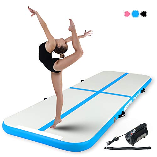 Murtisol 10ft Inflatable Gymnastics Training Mats Tumbling Mats 4 Inch Thickness for Home