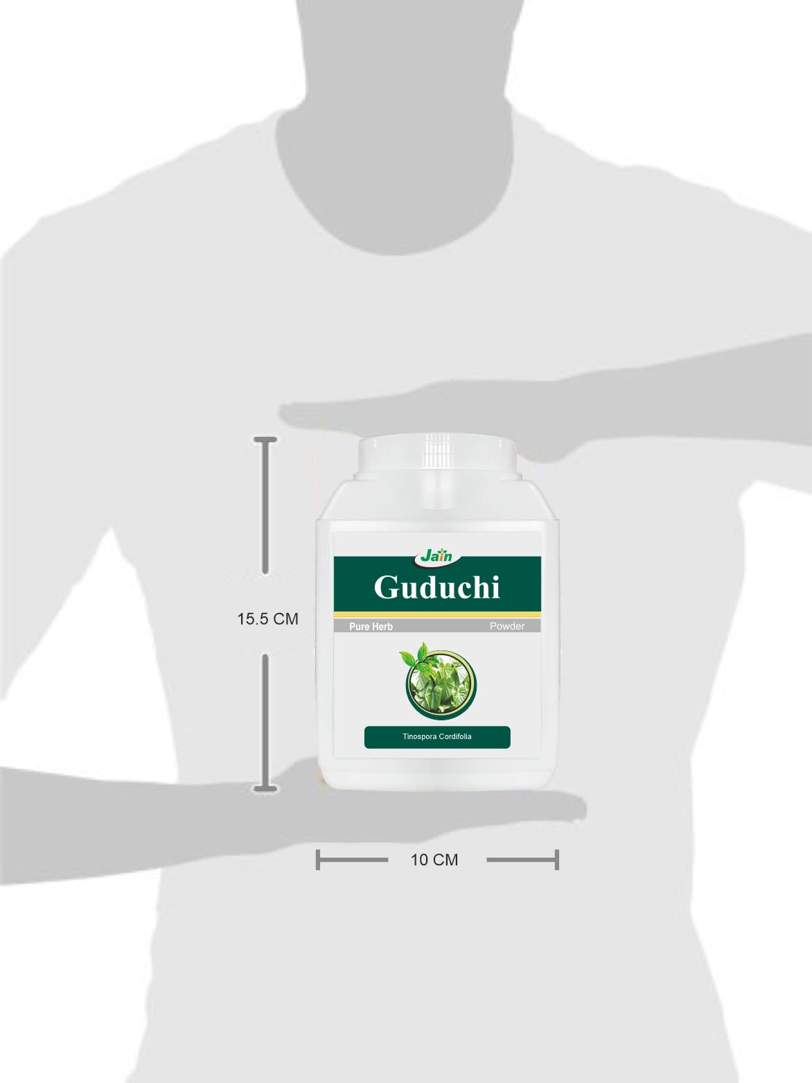 Jain Guduchi (Giloy) Powder 400g | 100% Pure Guduchi (Tinospora Cordifolia) | Natural Immunity Booster & Brain Tonic | Supports Fever Recovery, Digestion & Liver Health — Amazon image 9
