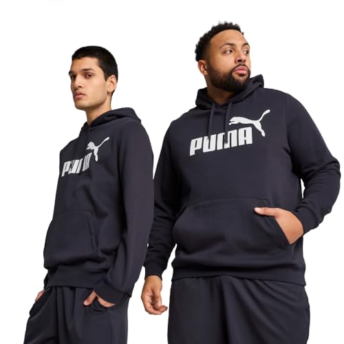 Image of PUMA Mens Essentials No. 1 Logo Hoodie Casual Outerwear Casual - Black