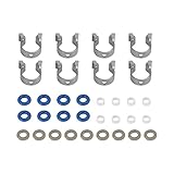 Frezon Lot de 8 joints de réparation d'injecteurs de carburant pour Jaguar 5.0L V8 et Range Rover 5.0L V8