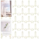 Contenu de l'emballage : vous recevrez 20 chevalets plaqués or (4 × 8. 5 cm) - Polyvalent pour différentes présentations