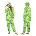 Yuiboo Green CloverAdult One Piecing Pajama Cosplay Suit with Hood