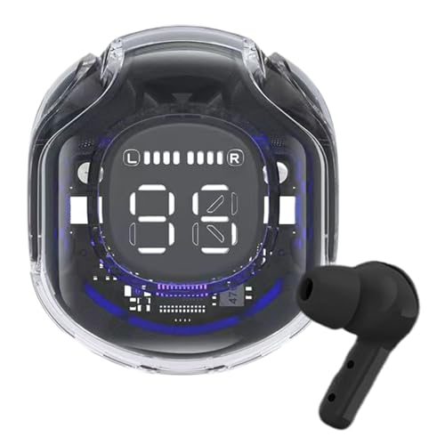 En los auriculares - Auriculares inalámbricos, auriculares de eficiencia de ruido | Bluetoth 5.3 Dispositivo de música deportiva, accesorio de audio portátil ligero, gadget de larga duración de la