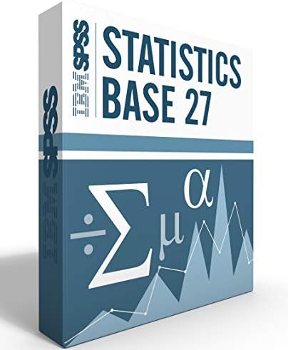 SPSS IBM Statistics Grad Pack Base V27.0 6 Month License for 2 Computers Windows or Mac