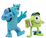 Figuras y Muñecos Disney Bullyland – Sulley y Mike Wazowski | Pack Figuras Monstruos S.A. Disney Pixar | Personajes Disney Colección - Figuras 8cm