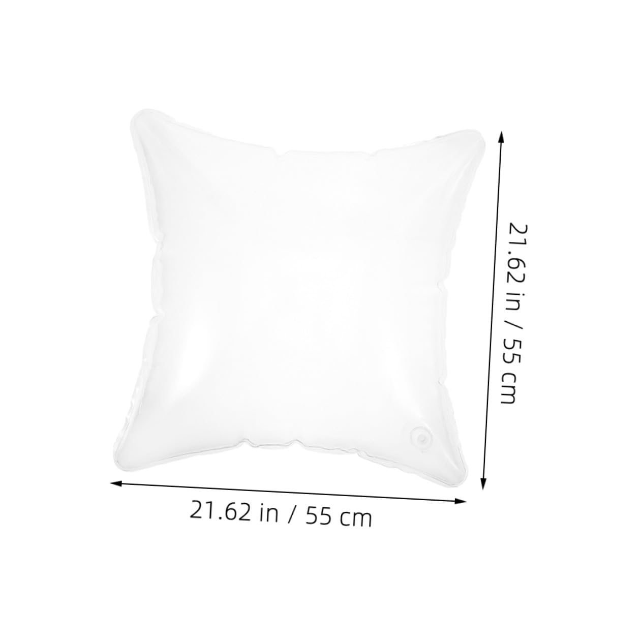 ABOOFAN Oreiller de Soutien Lombaire Gonflable en PVC, Pliable pour Camping